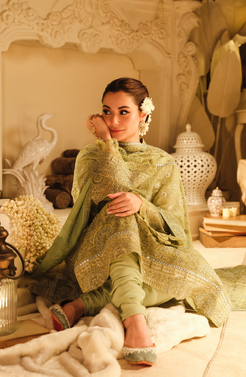 HSY | Rehana Wedding Formal | Husn - Embroidered Chiffon Ensemble - Official HSY stockist in UK - Sakeena London