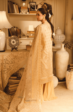 HSY | Rehana Wedding Formal | Hoor - Embroidered Chiffon Ensemble - Official HSY stockist in UK - Sakeena London