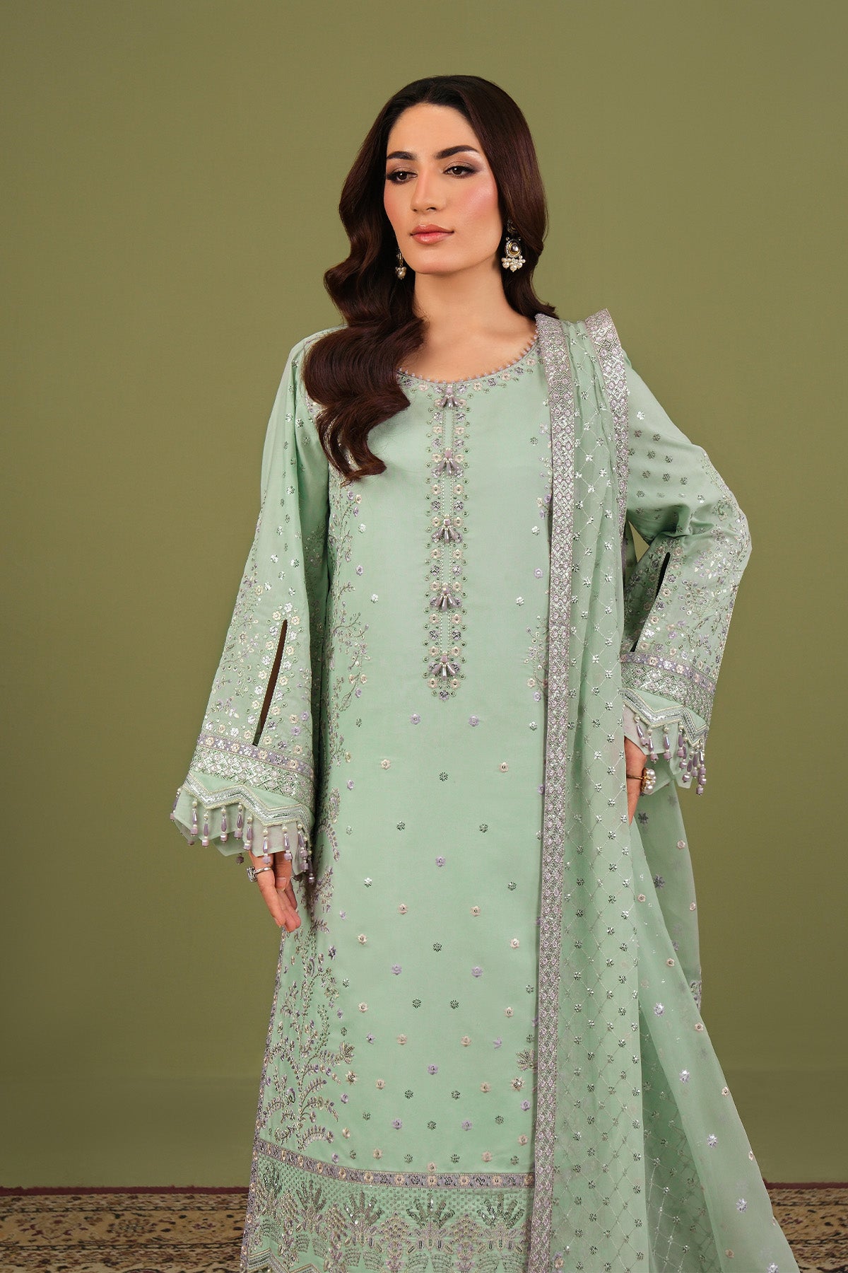 Alizeh | Luxe Raw Silk | AF-RS-15-Pearly