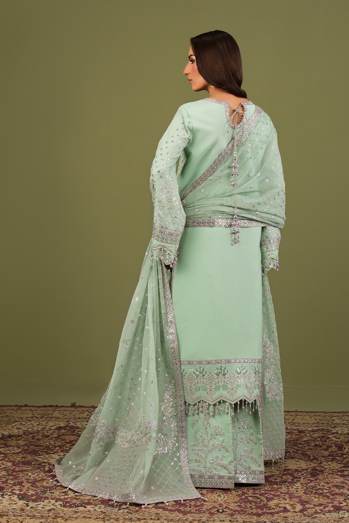 Alizeh | Luxe Raw Silk | AF-RS-15-Pearly