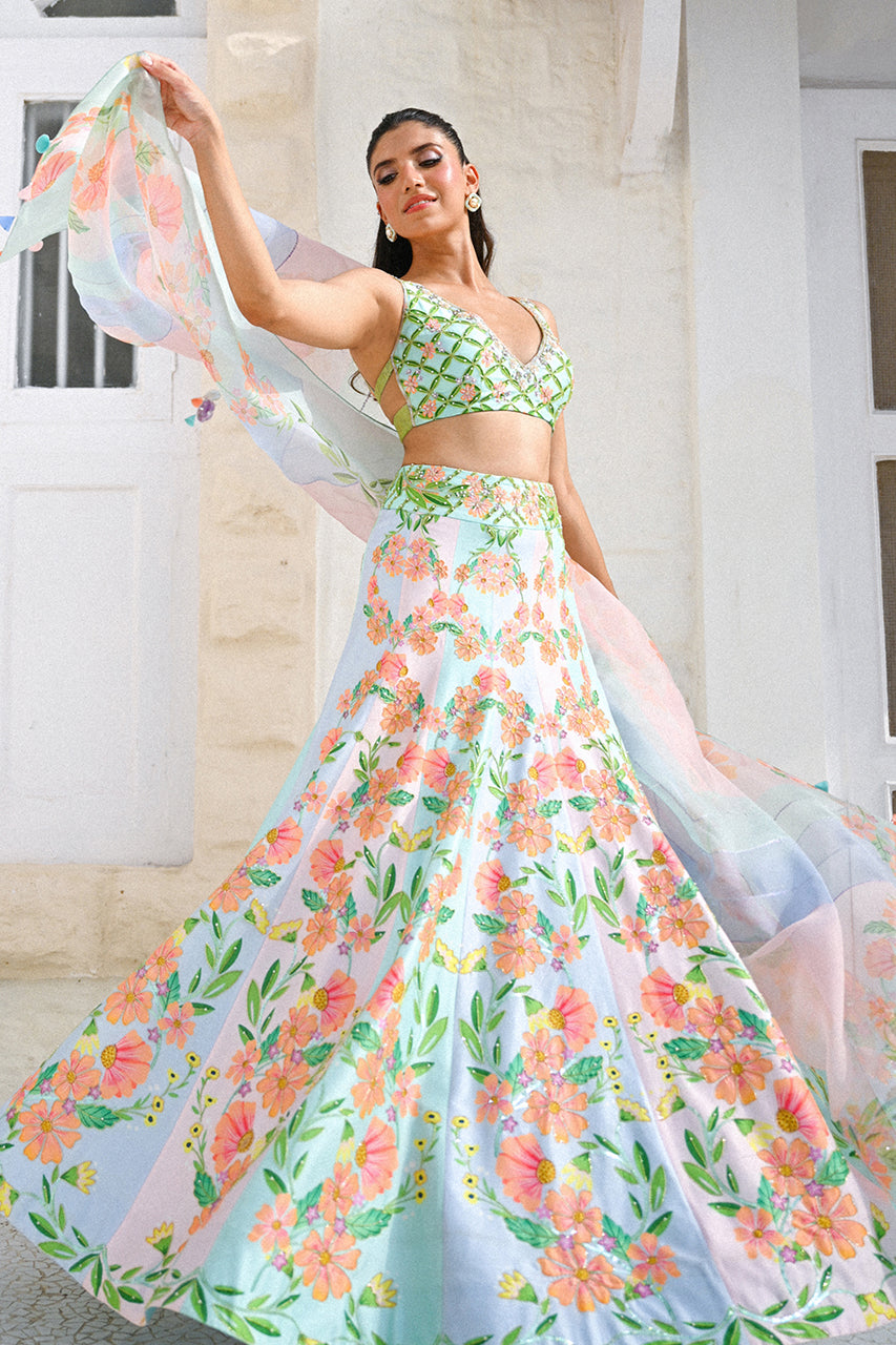 Sania Maskatiya | Fall Festive Glimmer | Nariman - Official Sania Maskatiya stockist in UK - Sakeena London