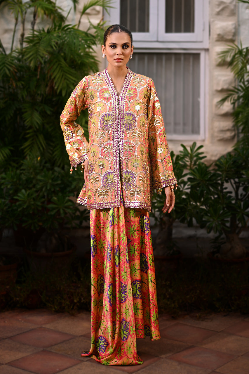 Sania Maskatiya | Fall Festive Glimmer | Miran - Official Sania Maskatiya stockist in UK - Sakeena London