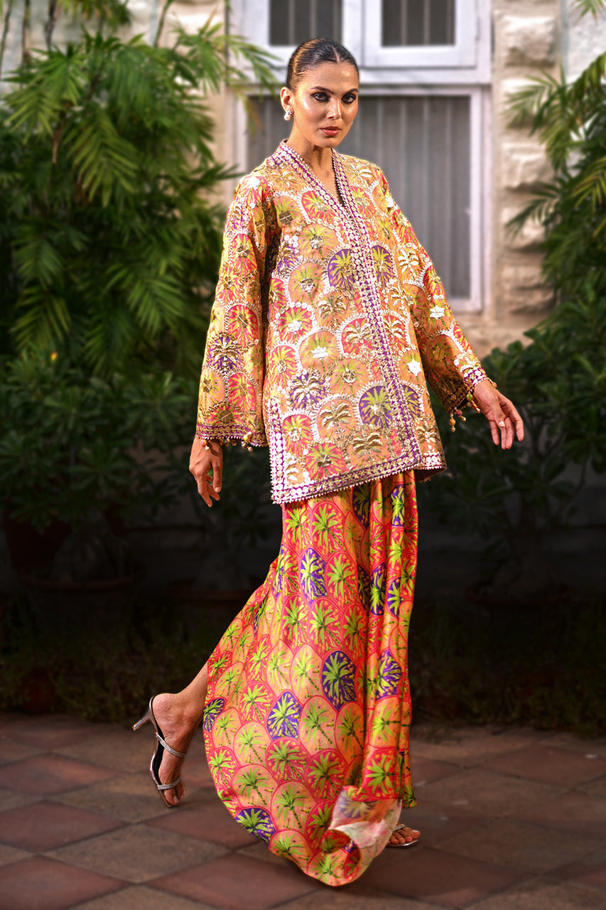 Sania Maskatiya | Fall Festive Glimmer | Miran - Official Sania Maskatiya stockist in UK - Sakeena London
