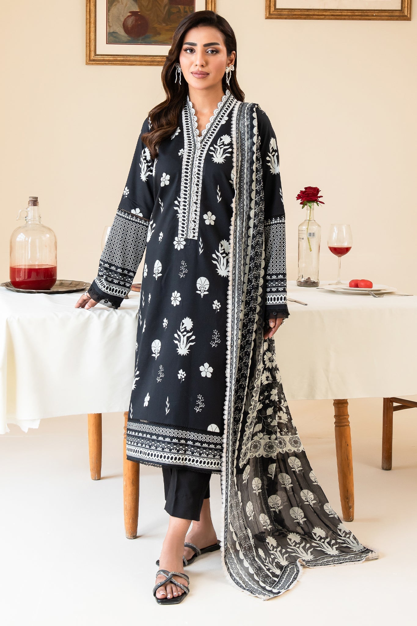Faiza Faisal | Serene Lawn 24 | ELISE - Official Faiza Faisal stockist in UK - Sakeena London