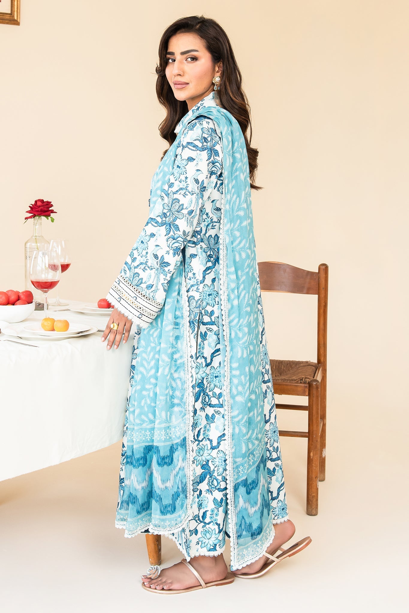 Faiza Faisal | Serene Lawn 24 | AURORA - Official Faiza Faisal stockist in UK - Sakeena London