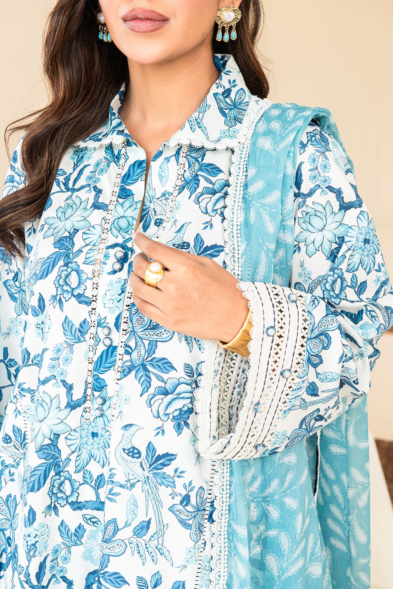 Faiza Faisal | Serene Lawn 24 | AURORA - Official Faiza Faisal stockist in UK - Sakeena London