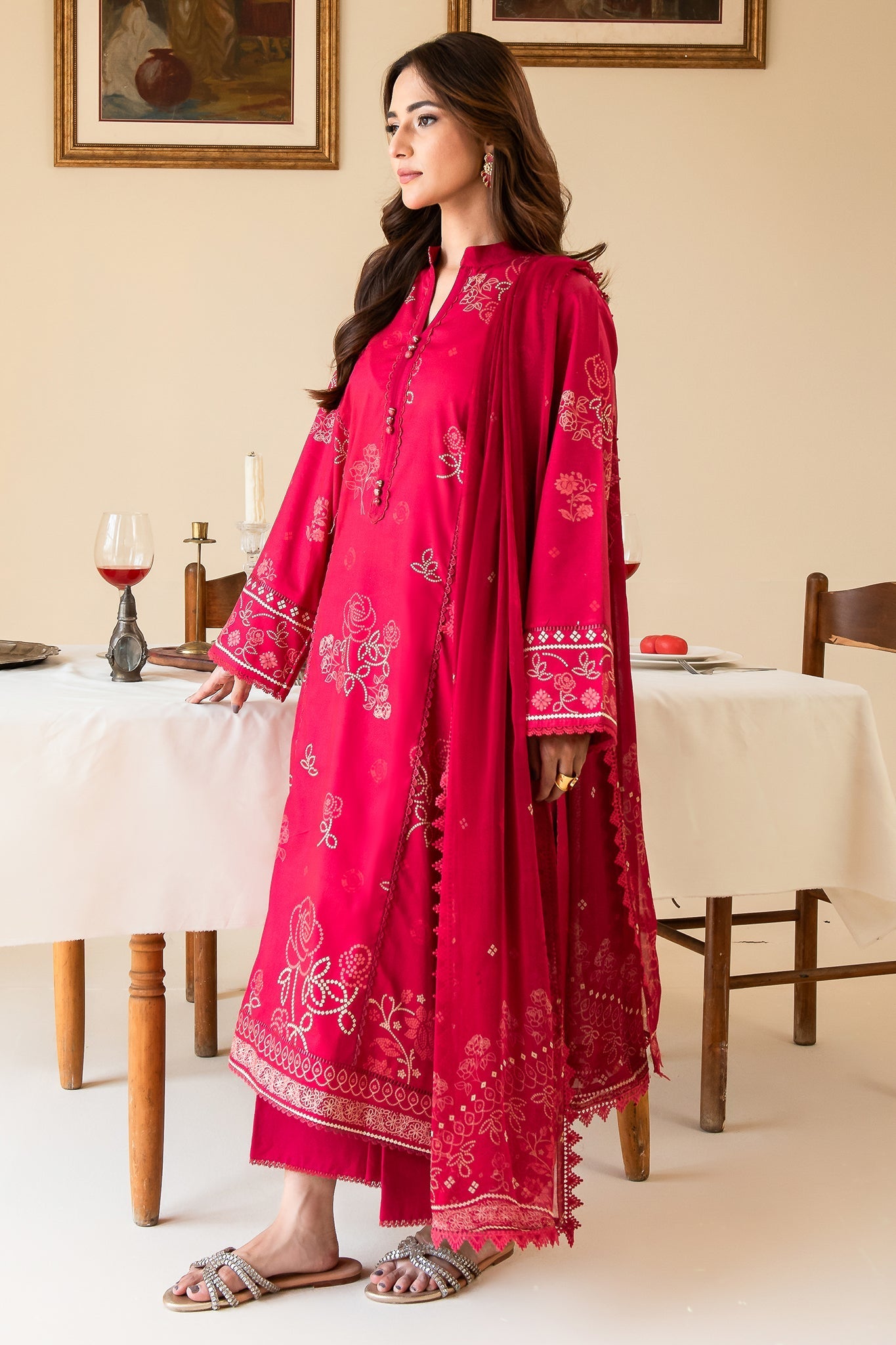 Faiza Faisal | Serene Lawn 24 | EVE - Official Faiza Faisal stockist in UK - Sakeena London