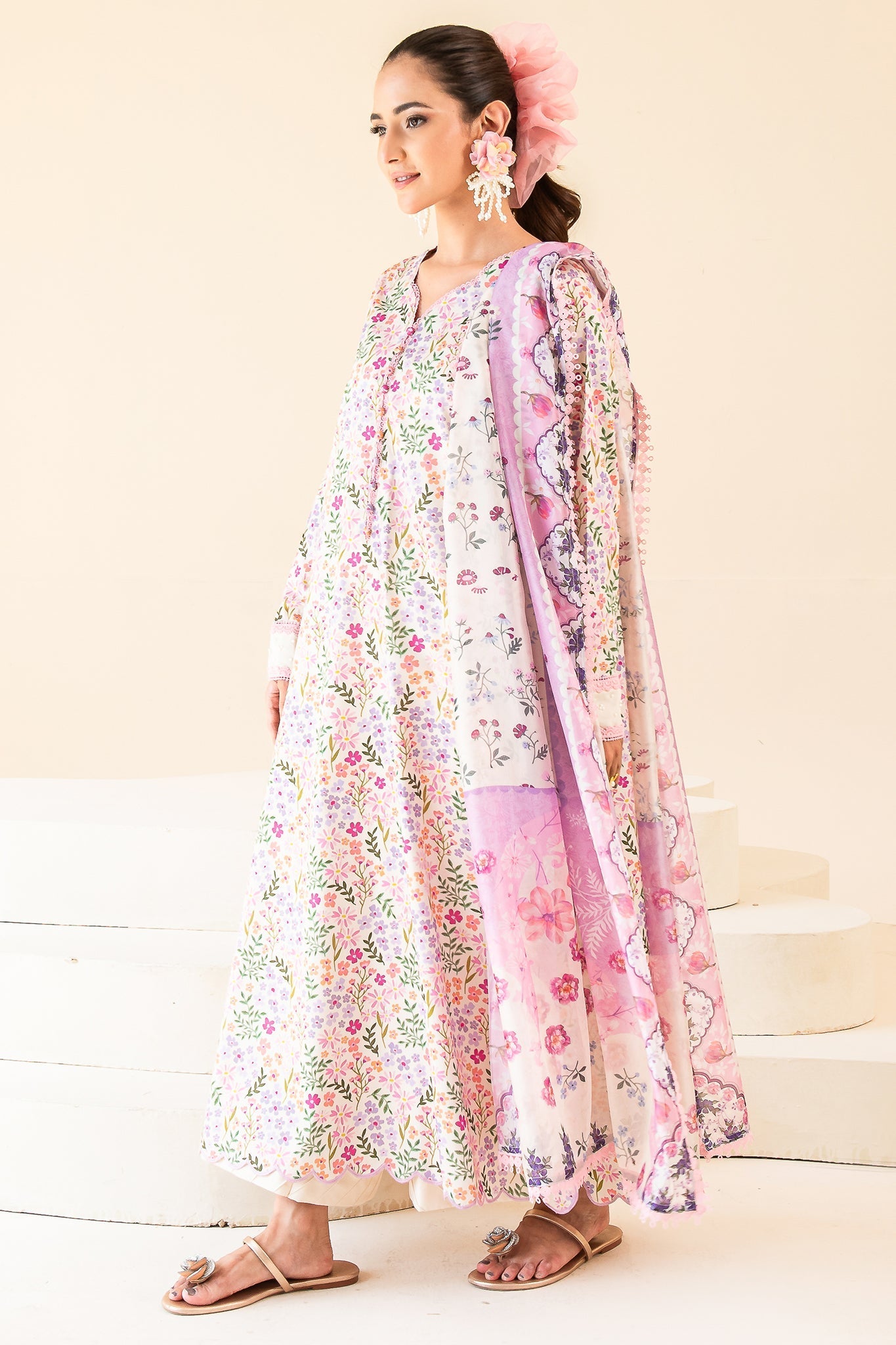 Faiza Faisal | Serene Lawn 24 | MARIE - Official Faiza Faisal stockist in UK - Sakeena London