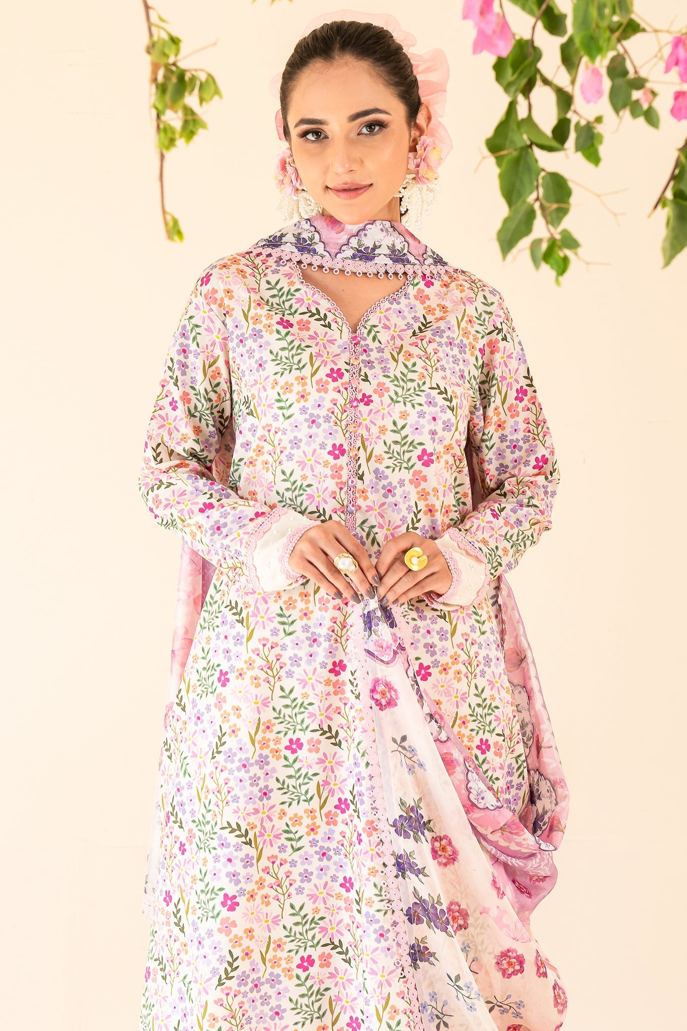 Faiza Faisal | Serene Lawn 24 | MARIE - Official Faiza Faisal stockist in UK - Sakeena London