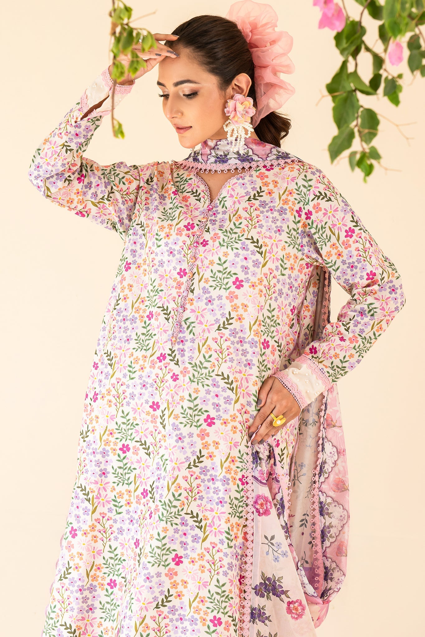 Faiza Faisal | Serene Lawn 24 | MARIE - Official Faiza Faisal stockist in UK - Sakeena London