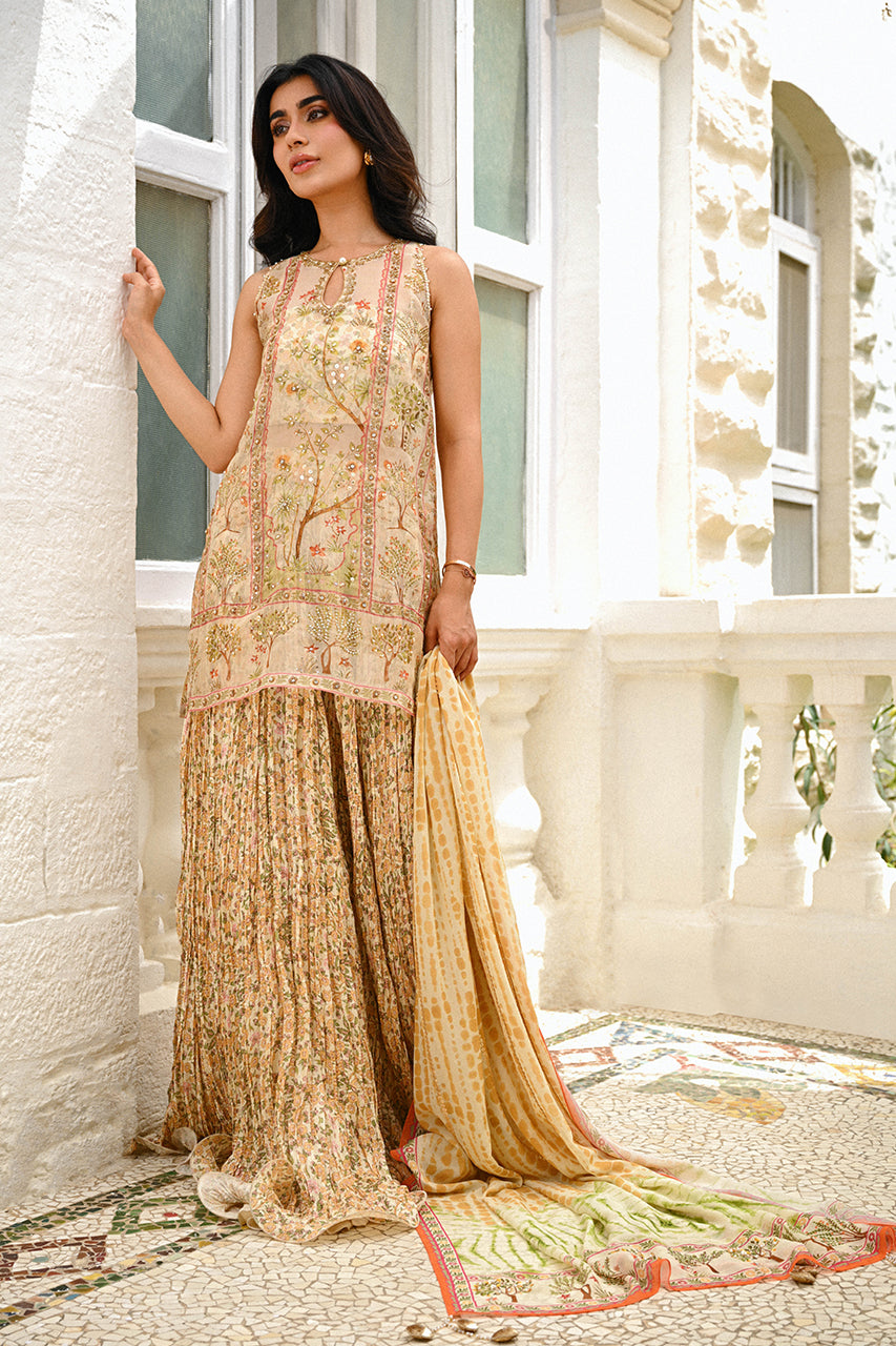 Sania Maskatiya | Fall Festive Glimmer |Nishka - Official Sania Maskatiya stockist in UK - Sakeena London