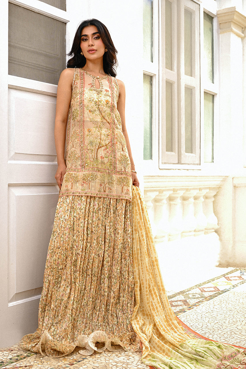 Sania Maskatiya | Fall Festive Glimmer |Nishka - Official Sania Maskatiya stockist in UK - Sakeena London