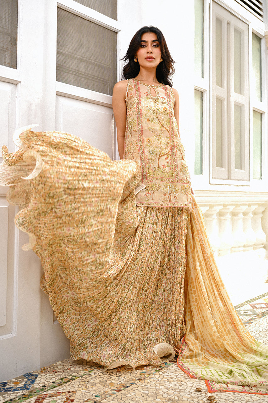 Sania Maskatiya | Fall Festive Glimmer |Nishka - Official Sania Maskatiya stockist in UK - Sakeena London