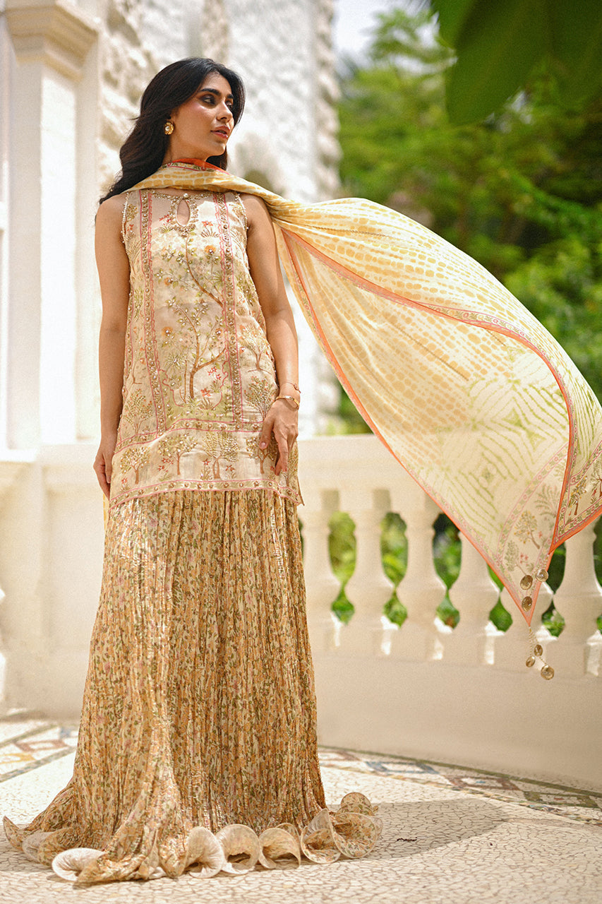 Sania Maskatiya | Fall Festive Glimmer |Nishka - Official Sania Maskatiya stockist in UK - Sakeena London