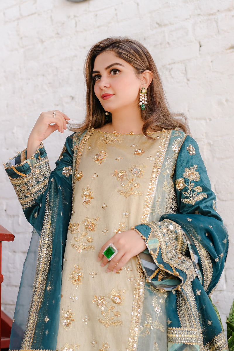 MNR | Zarlish Festive 25 | Rabia Jabbar in Lehar - Official MNR stockist in UK - Sakeena London