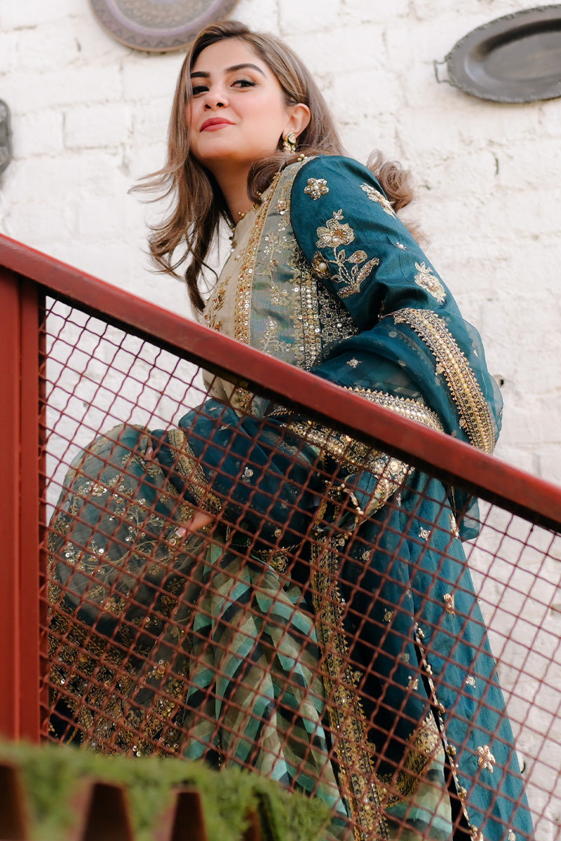 MNR | Zarlish Festive 25 | Rabia Jabbar in Lehar - Official MNR stockist in UK - Sakeena London