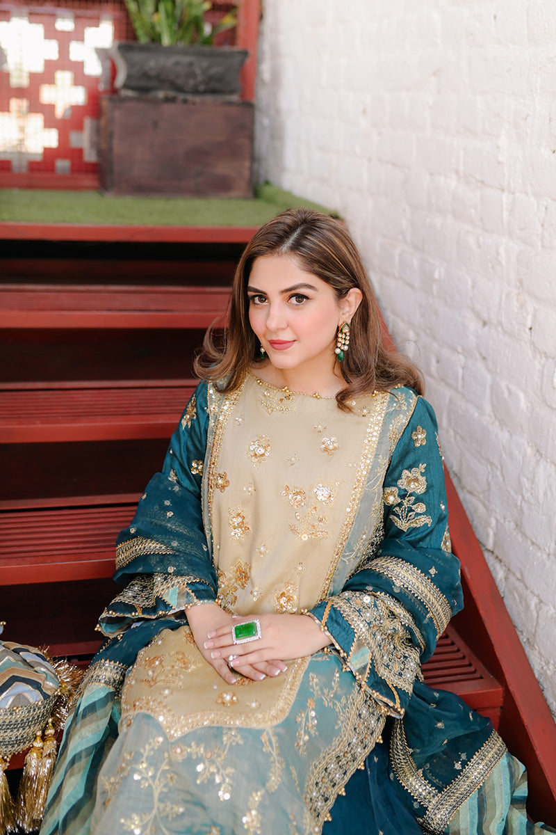 MNR | Zarlish Festive 25 | Rabia Jabbar in Lehar - Official MNR stockist in UK - Sakeena London
