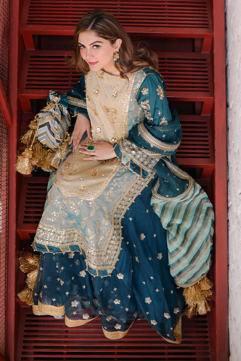 MNR | Zarlish Festive 25 | Rabia Jabbar in Lehar - Official MNR stockist in UK - Sakeena London