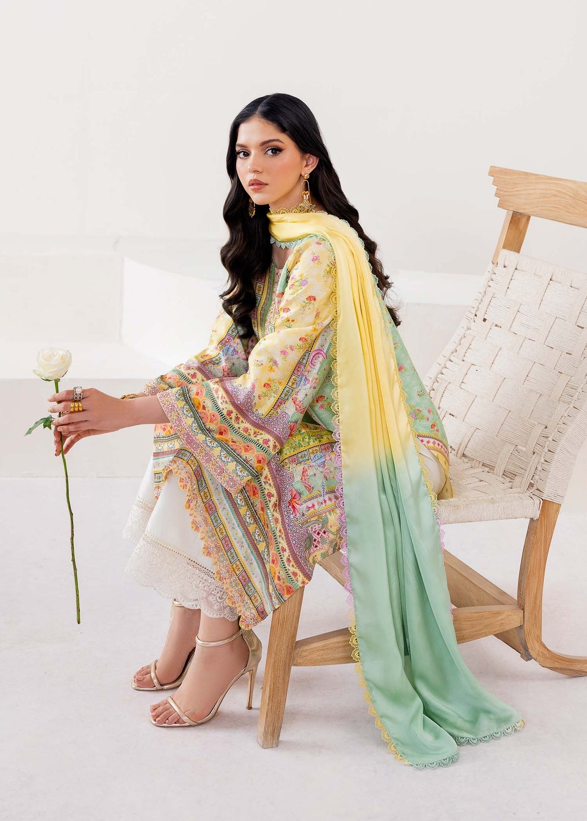 Kanwal Malik | Rosalia Silk Eid 25 | Mira - Official Kanwal Malik stockist in UK - Sakeena London