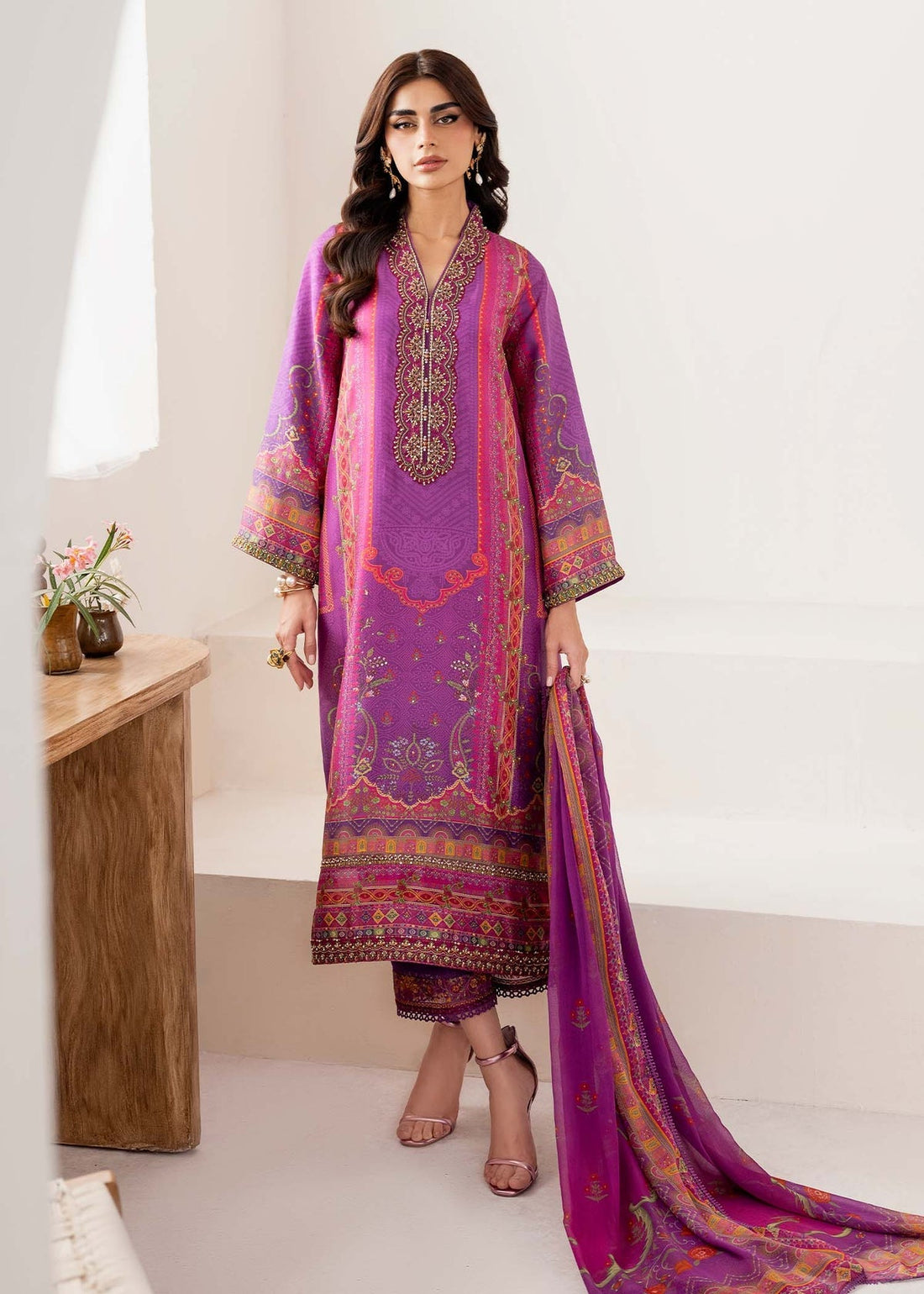 Kanwal Malik | Rosalia Silk Eid 25 | Giana - Official Kanwal Malik stockist in UK - Sakeena London