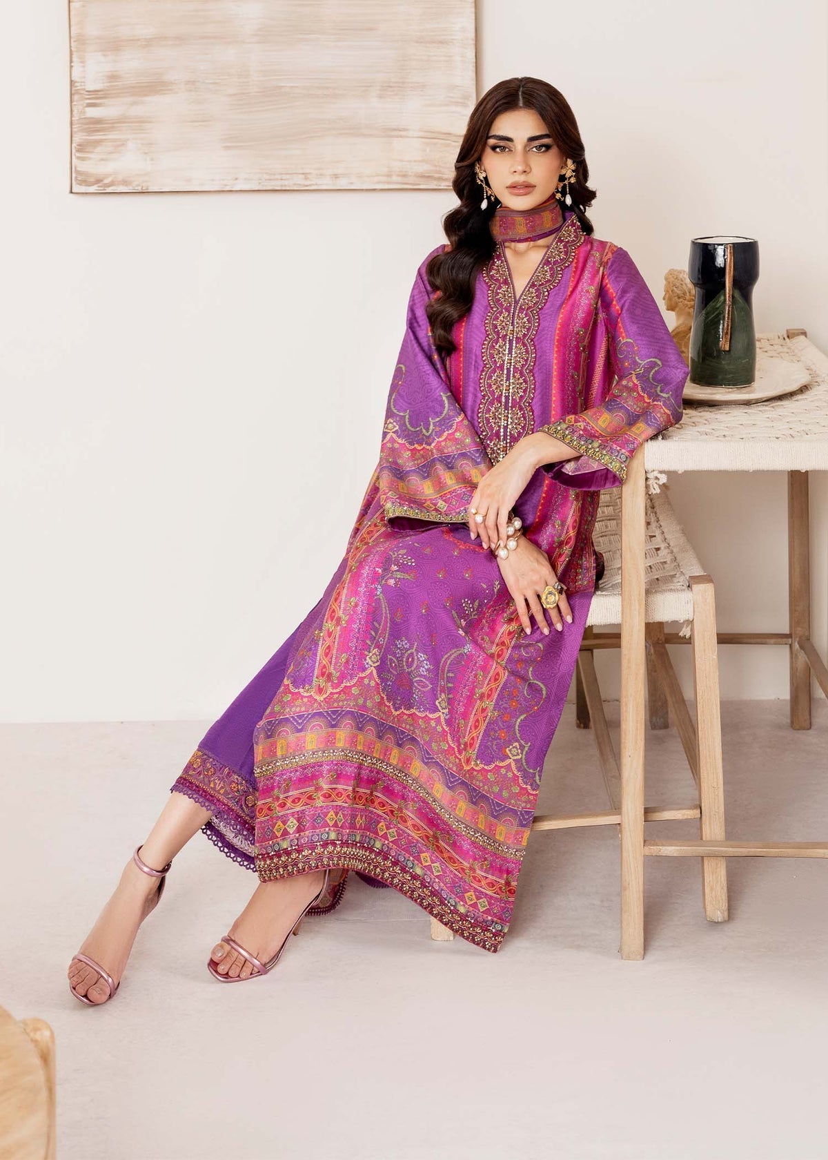 Kanwal Malik | Rosalia Silk Eid 25 | Giana - Official Kanwal Malik stockist in UK - Sakeena London