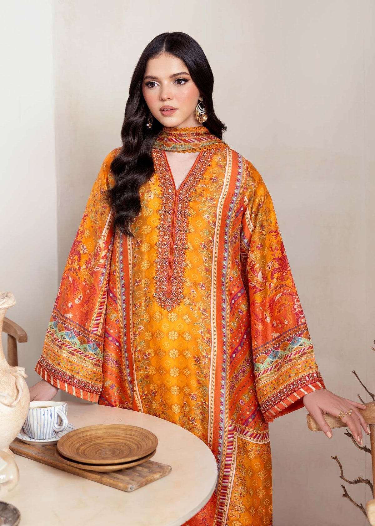 Kanwal Malik | Rosalia Silk Eid 25 | Maesha - Official Kanwal Malik stockist in UK - Sakeena London