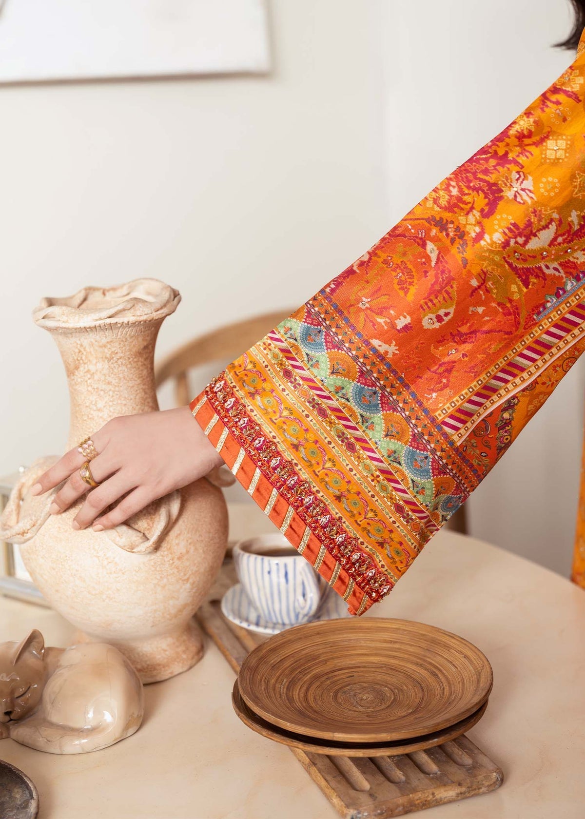 Kanwal Malik | Rosalia Silk Eid 25 | Maesha - Official Kanwal Malik stockist in UK - Sakeena London