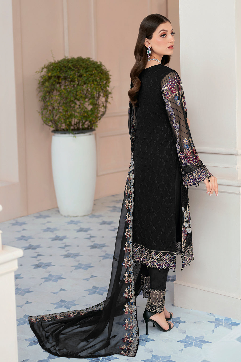 Ramsha | Rangoon Chiffon Collection 24 | D-906 - Official Ramsha stockist in UK - Sakeena London