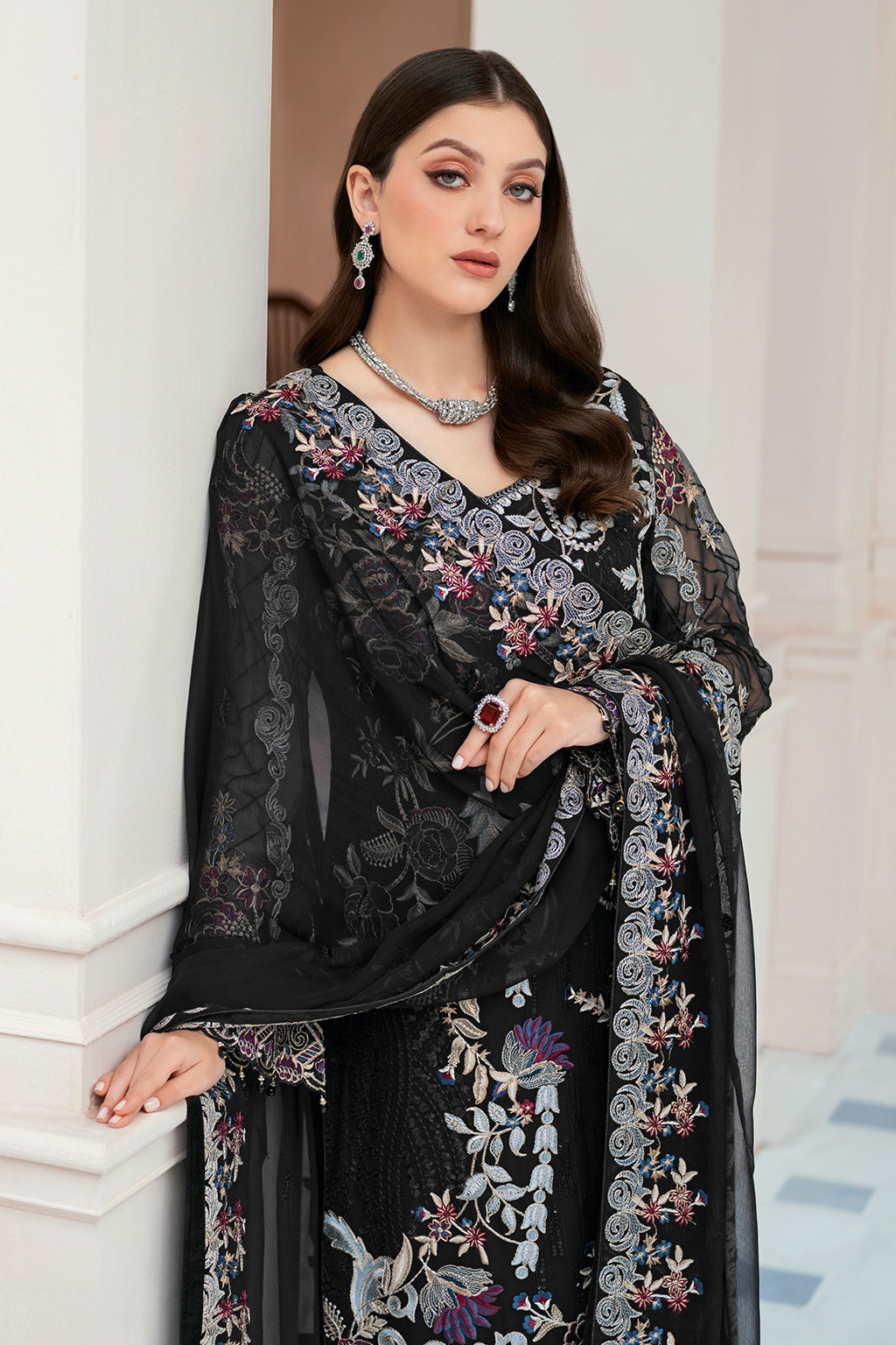 Ramsha | Rangoon Chiffon Collection 24 | D-906 - Official Ramsha stockist in UK - Sakeena London