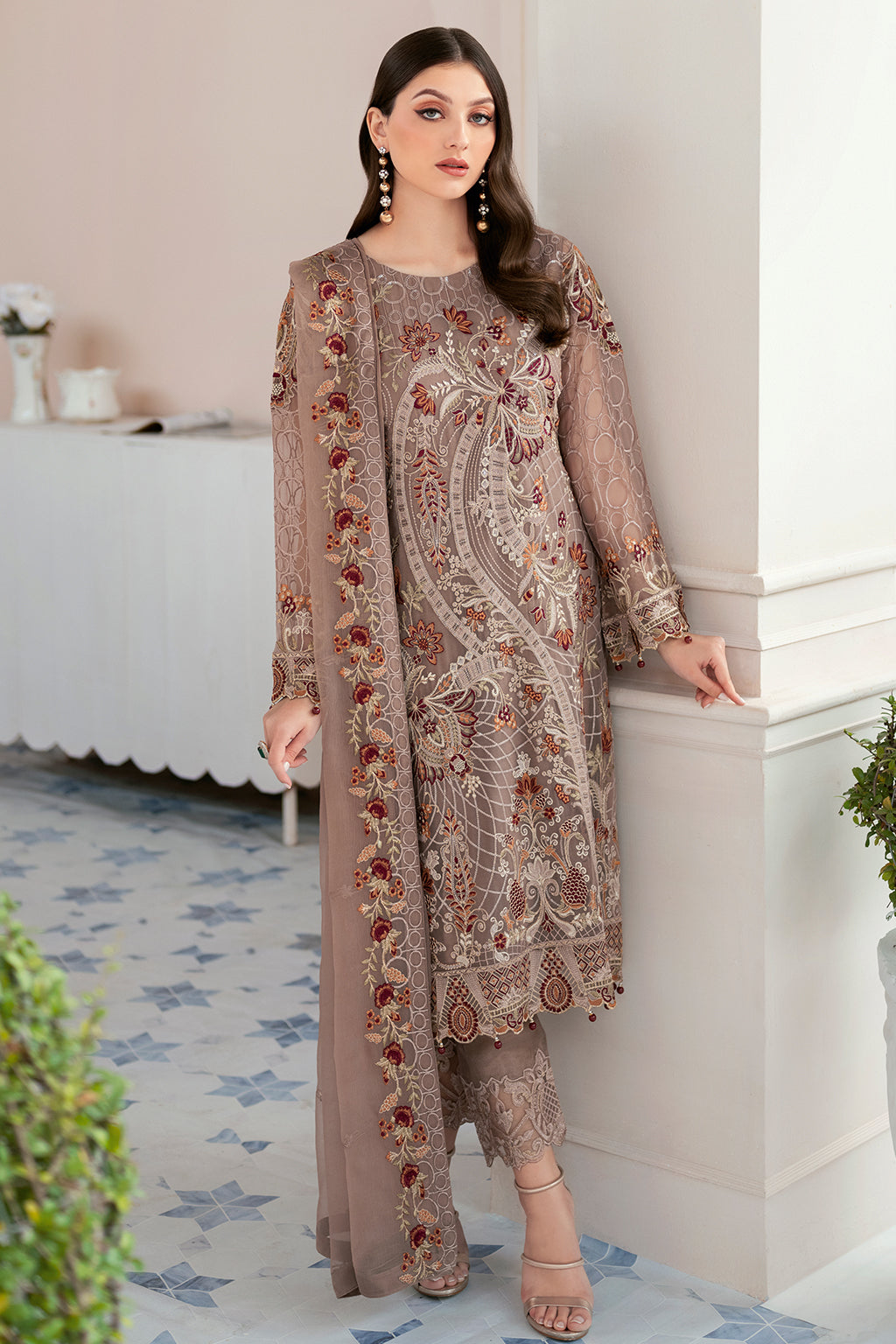 Ramsha | Rangoon Chiffon Collection 24 | D-905 - Official Ramsha stockist in UK - Sakeena London
