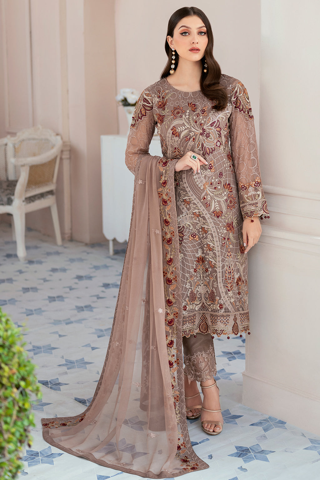 Ramsha | Rangoon Chiffon Collection 24 | D-905 - Official Ramsha stockist in UK - Sakeena London