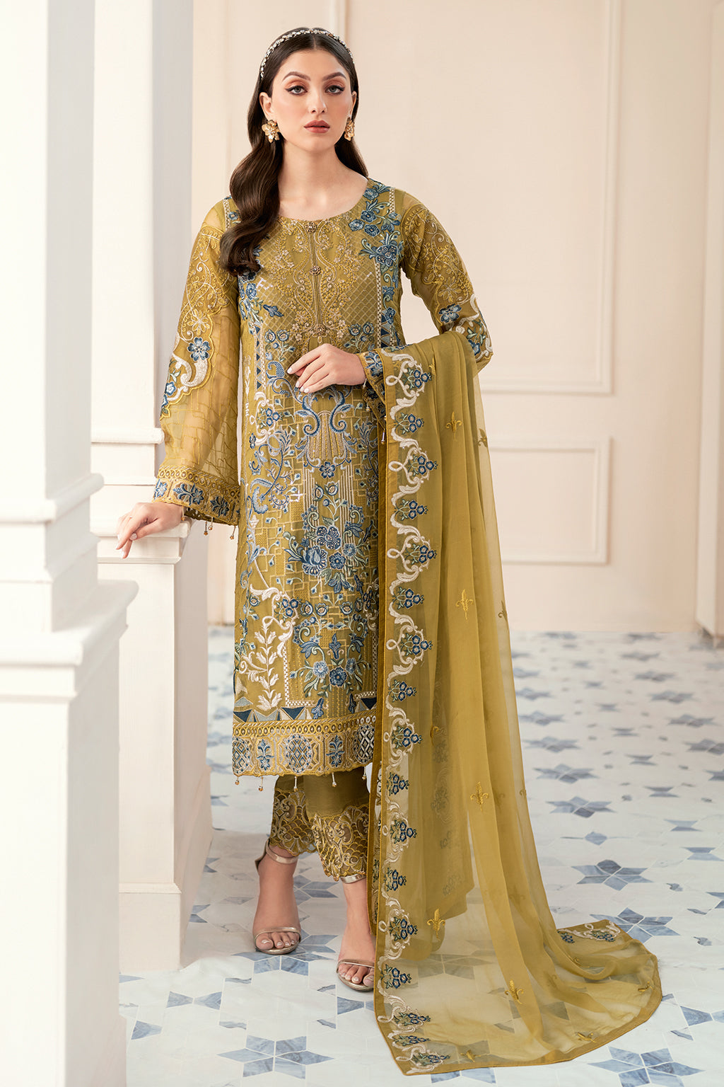Ramsha | Rangoon Chiffon Collection 24 | D-903 - Official Ramsha stockist in UK - Sakeena London