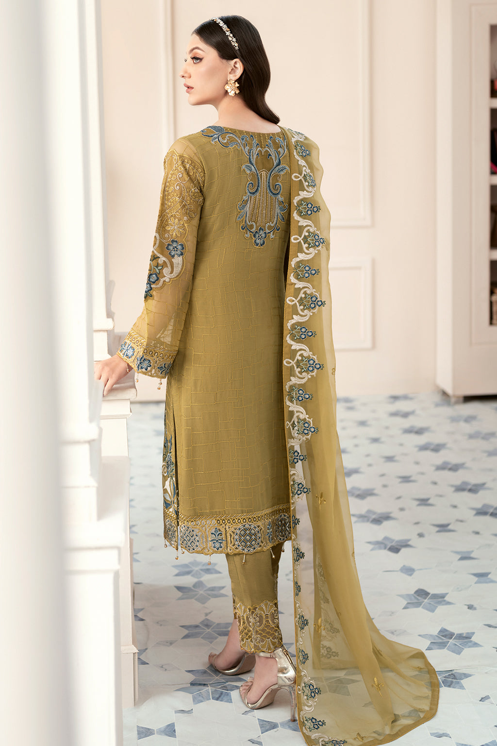 Ramsha | Rangoon Chiffon Collection 24 | D-903 - Official Ramsha stockist in UK - Sakeena London