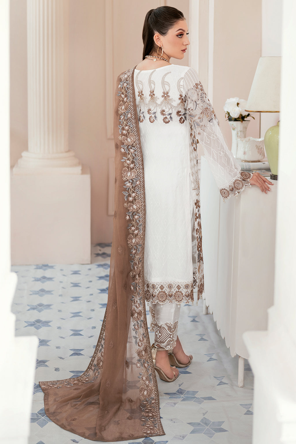 Ramsha | Rangoon Chiffon Collection 24 | D-911 - Official Ramsha stockist in UK - Sakeena London