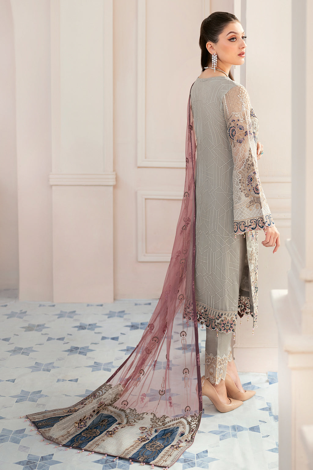 Ramsha | Rangoon Chiffon Collection 24 | D-907 - Official Ramsha stockist in UK - Sakeena London