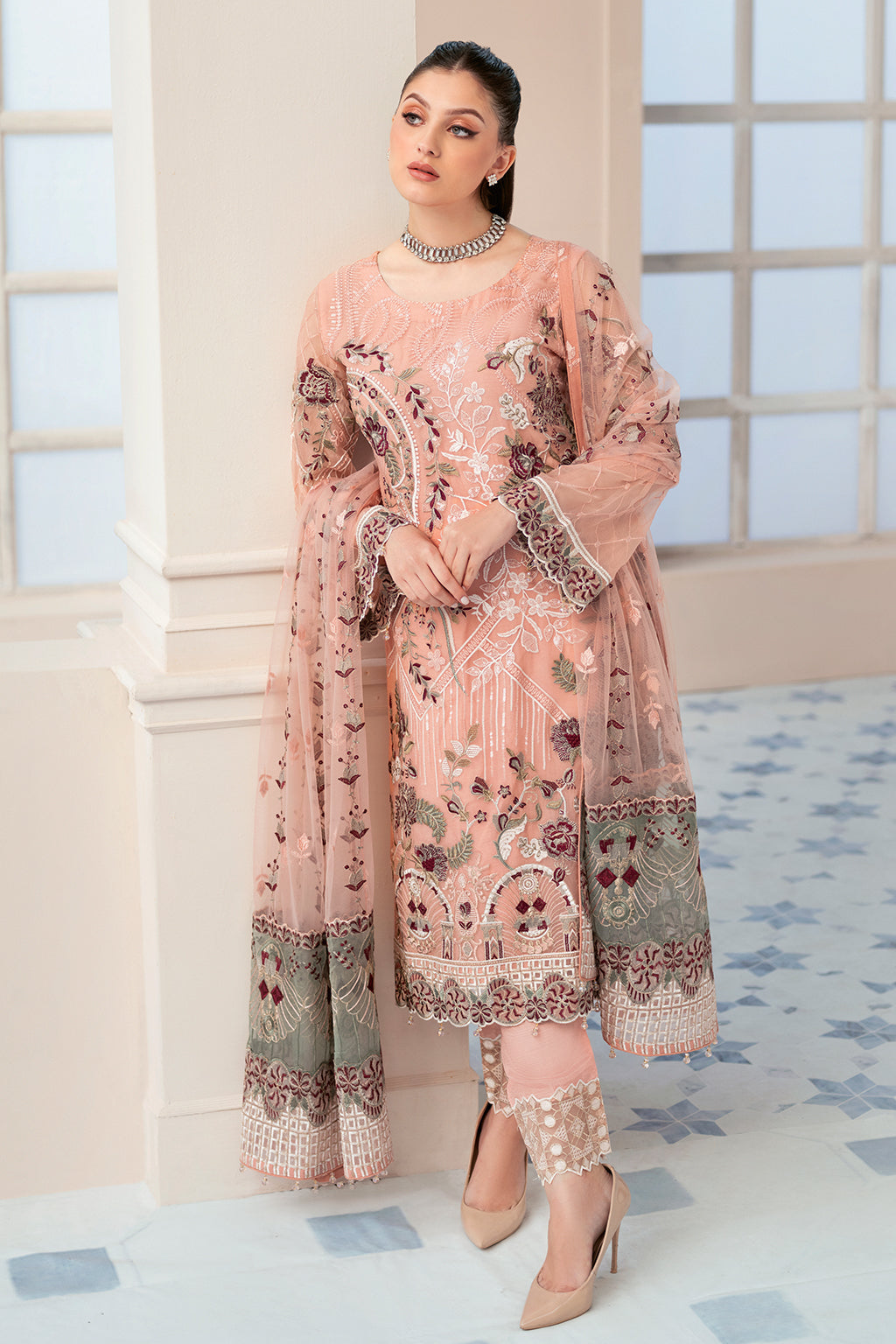 Ramsha | Rangoon Chiffon Collection 24 | D-901 - Official Ramsha stockist in UK - Sakeena London