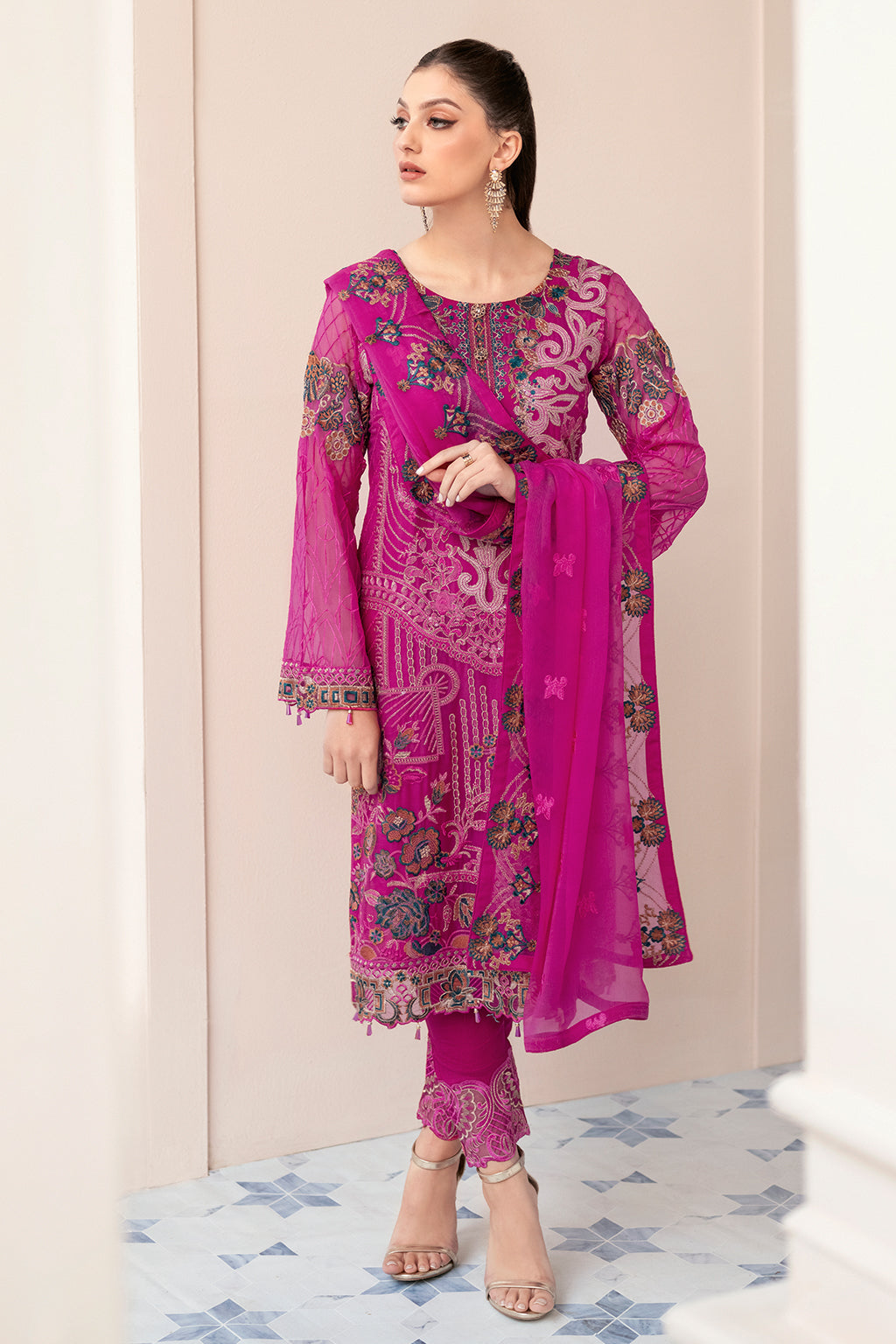 Ramsha | Rangoon Chiffon Collection 24 | D-912 - Official Ramsha stockist in UK - Sakeena London