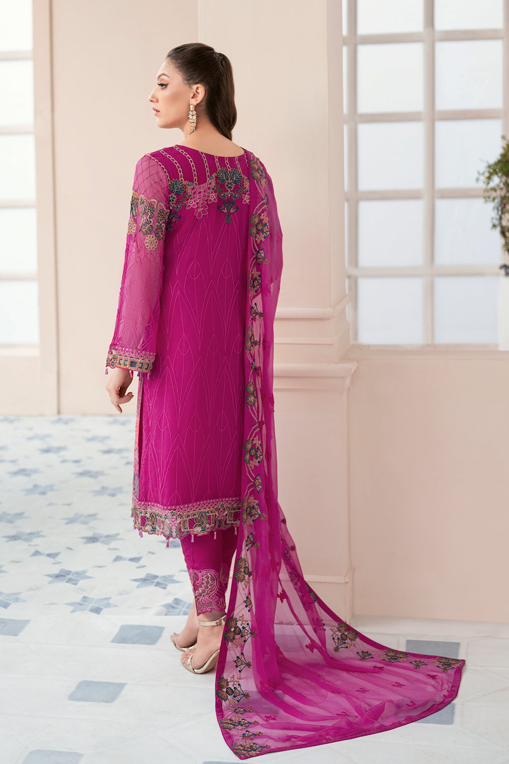 Ramsha | Rangoon Chiffon Collection 24 | D-912 - Official Ramsha stockist in UK - Sakeena London