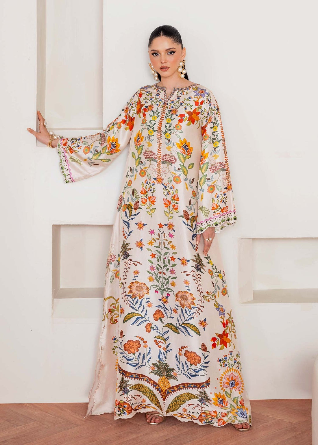 Kanwal Malik | Rosalia Silk Eid 25 | Celia - Official Kanwal Malik stockist in UK - Sakeena London