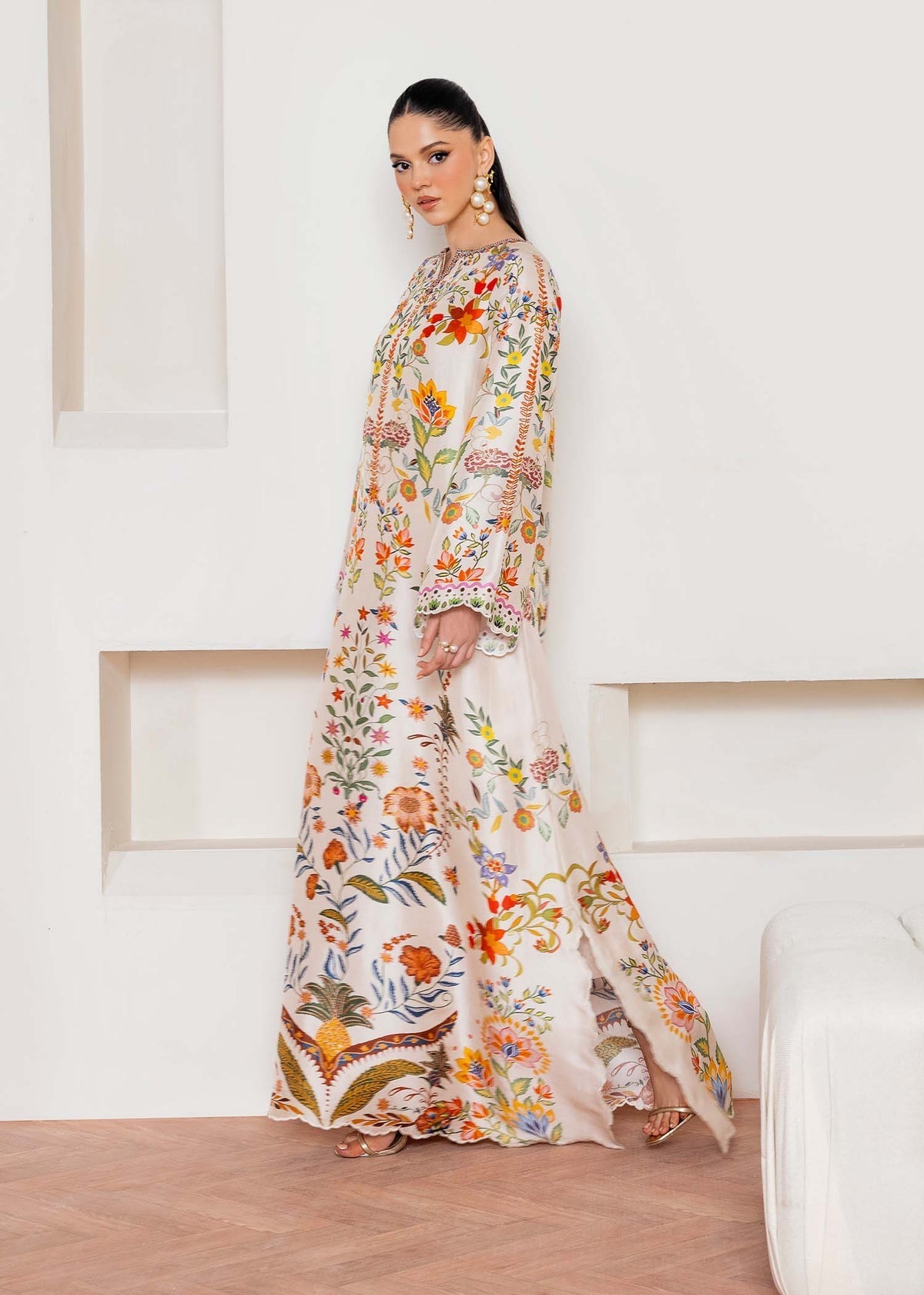 Kanwal Malik | Rosalia Silk Eid 25 | Celia - Official Kanwal Malik stockist in UK - Sakeena London