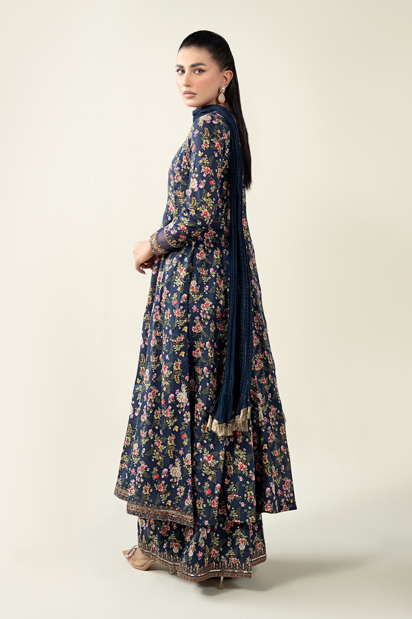 Maria B | Pre Fall Dresses | 3 Piece Printed Lawn Suit LL - Official Maria B stockist in UK - Sakeena London