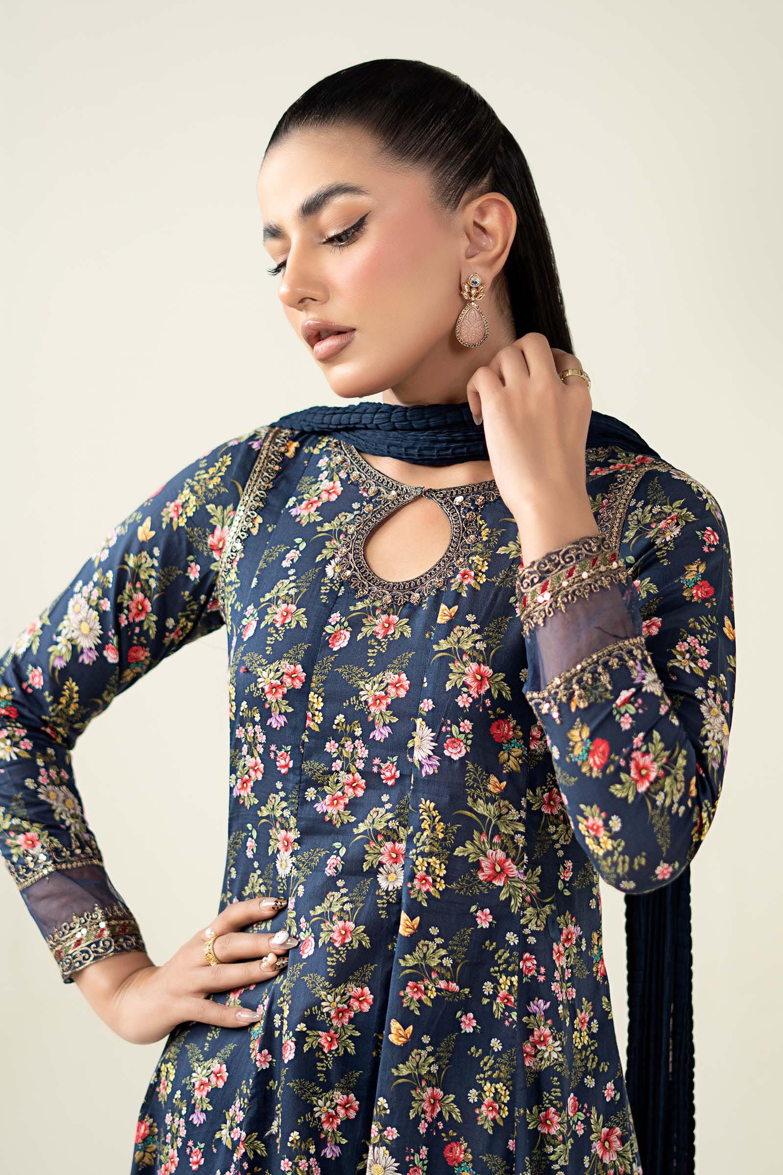 Maria B | Pre Fall Dresses | 3 Piece Printed Lawn Suit LL - Official Maria B stockist in UK - Sakeena London