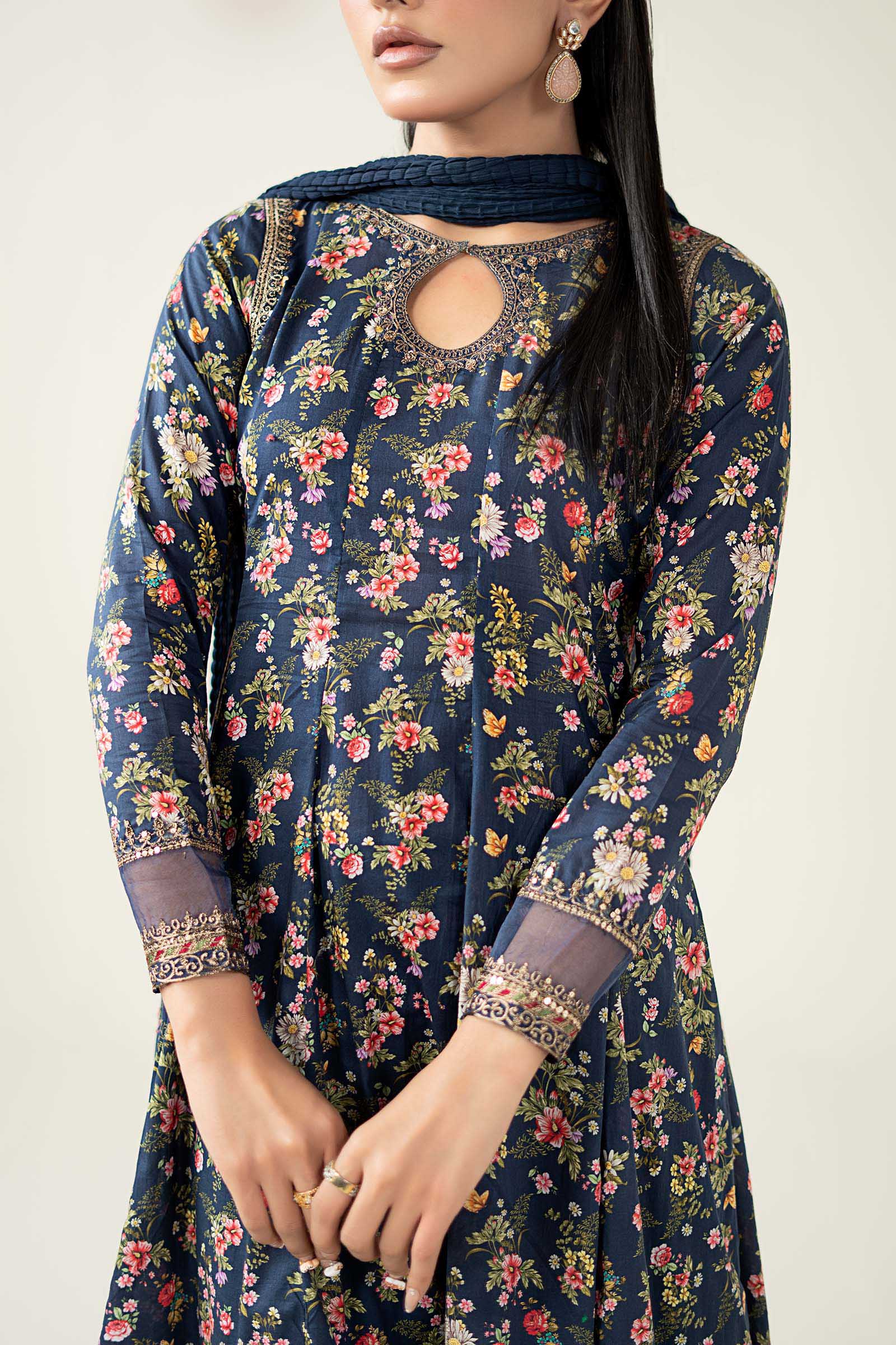 Maria B | Pre Fall Dresses | 3 Piece Printed Lawn Suit LL - Official Maria B stockist in UK - Sakeena London