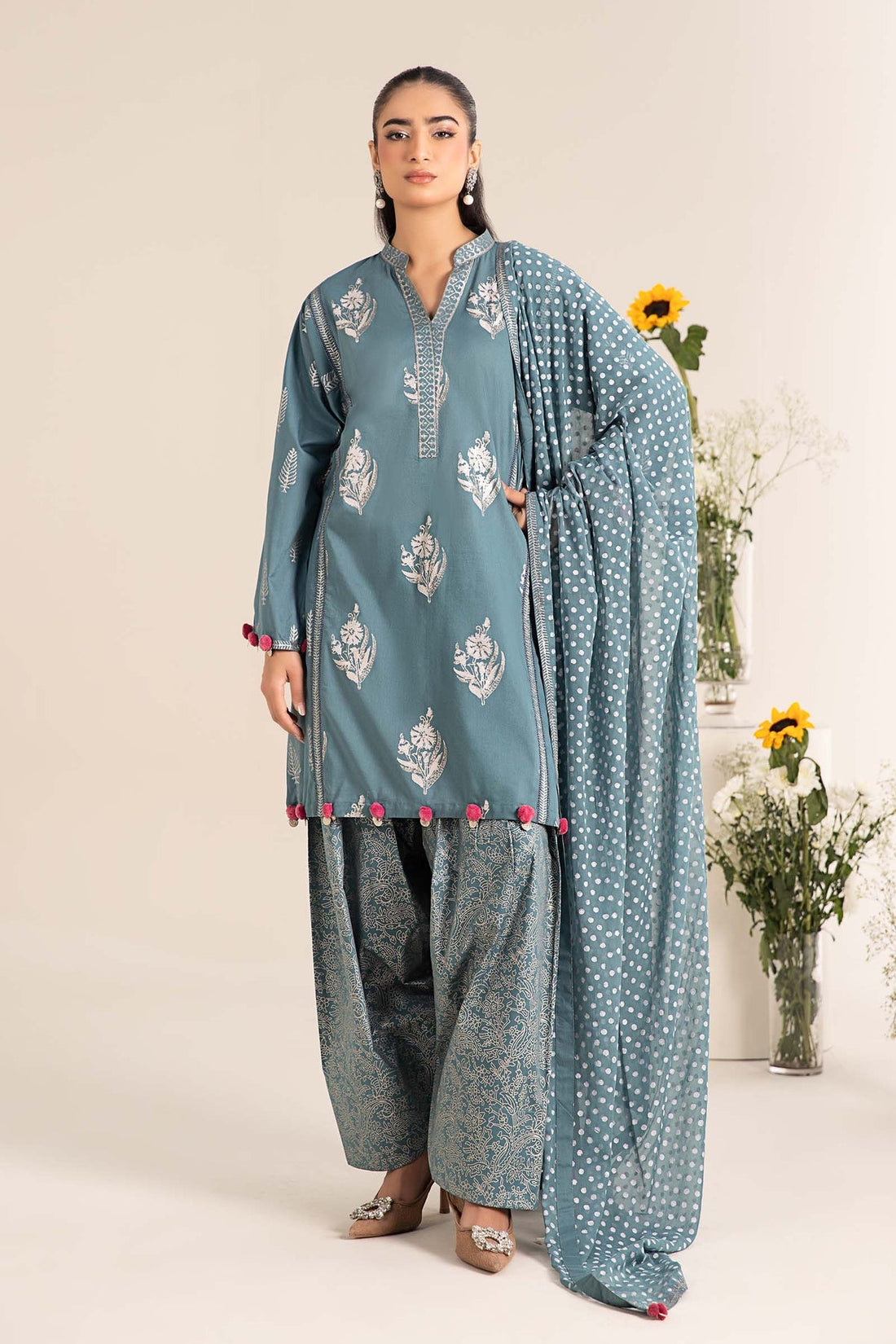 Maria B | Casual Pret 25 | DW-EF25-96 - Official Maria B stockist in UK - Sakeena London