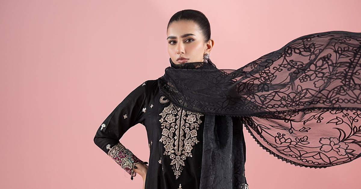 Maria B | Luxury Pret 25 | DW-EA25-08 - Official Maria B stockist in UK - Sakeena London