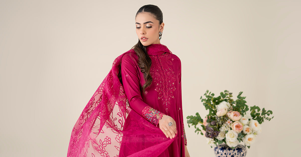 Maria B | Luxury Pret 25 | DW-EA25-08 - Official Maria B stockist in UK - Sakeena London