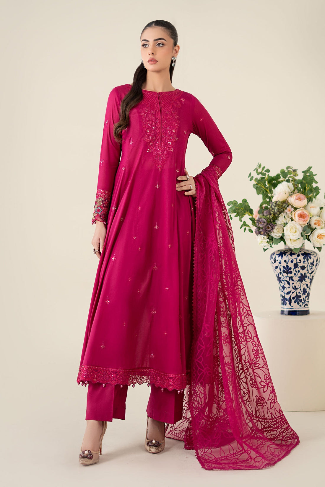Maria B | Luxury Pret 25 | DW-EA25-08 - Official Maria B stockist in UK - Sakeena London