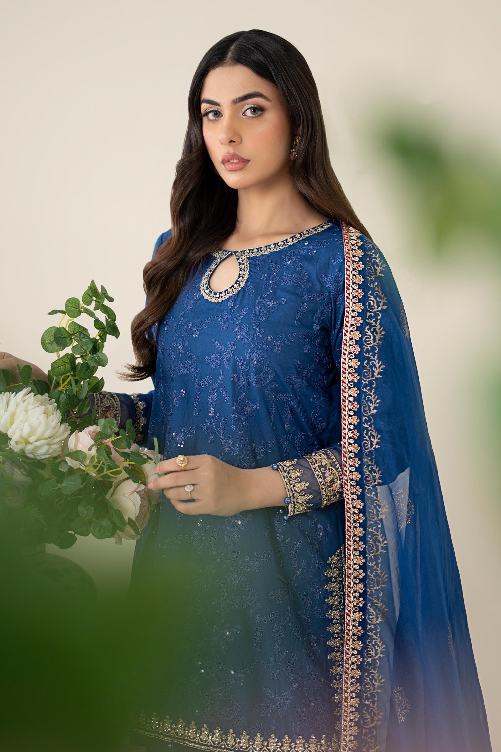Maria B | Luxury Pret 25 | DW-EA25-11 - Official Maria B stockist in UK - Sakeena London