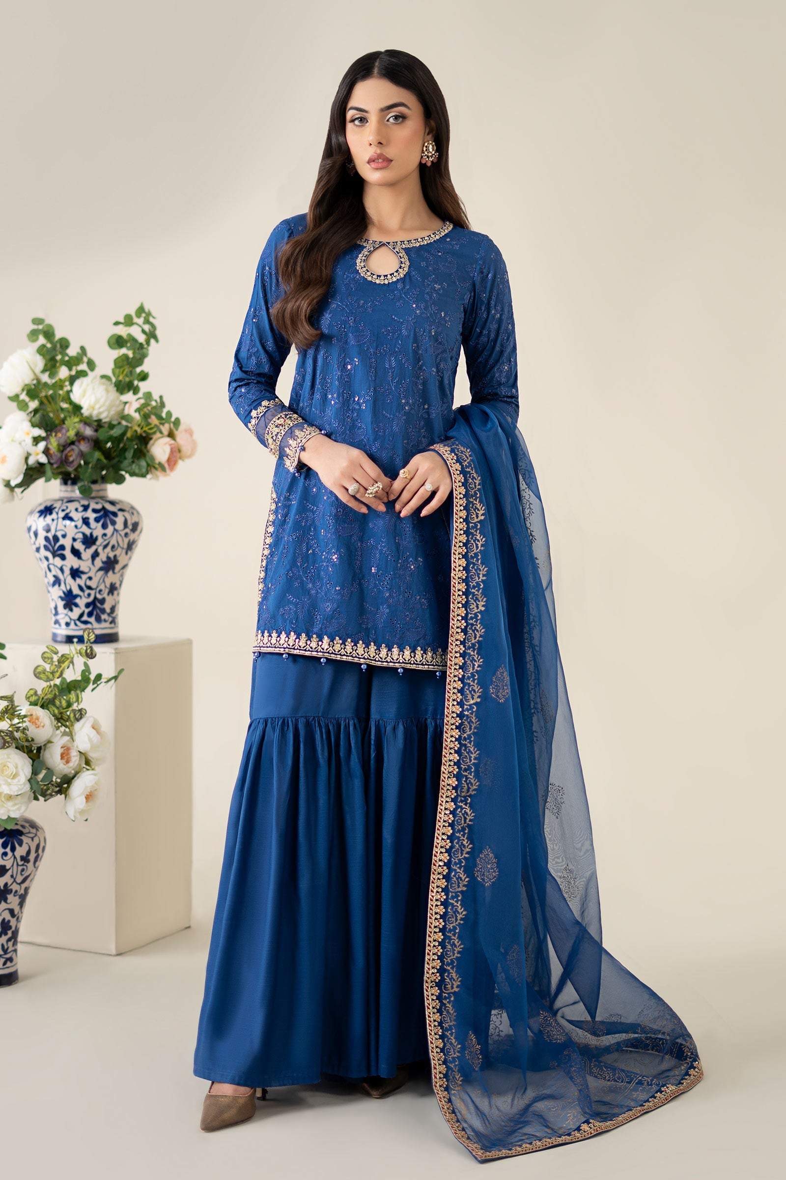 Maria B | Luxury Pret 25 | DW-EA25-11 - Official Maria B stockist in UK - Sakeena London