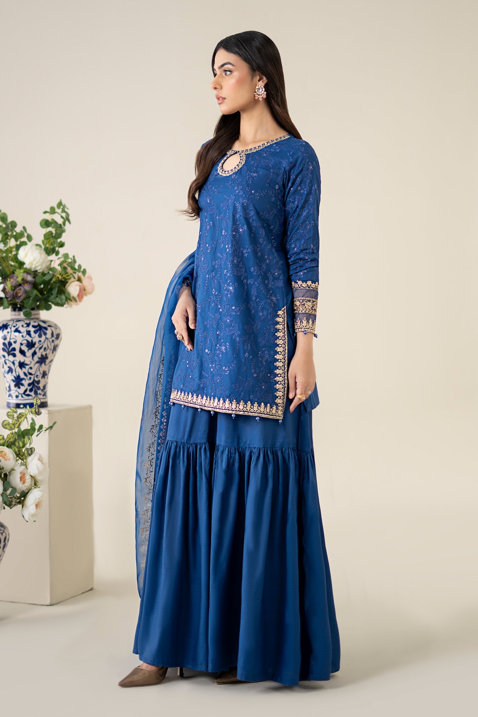 Maria B | Luxury Pret 25 | DW-EA25-11 - Official Maria B stockist in UK - Sakeena London